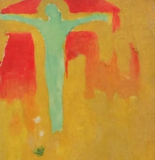 Maurice Denis, "The Green Christ, 1890" (detail)