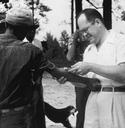 Subject blood draw in Tuskegee Syphilis Study.