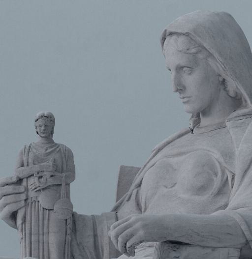 "Contemplation of Justice" Statue on the Supreme Court Plaza, by James Earle Fraser